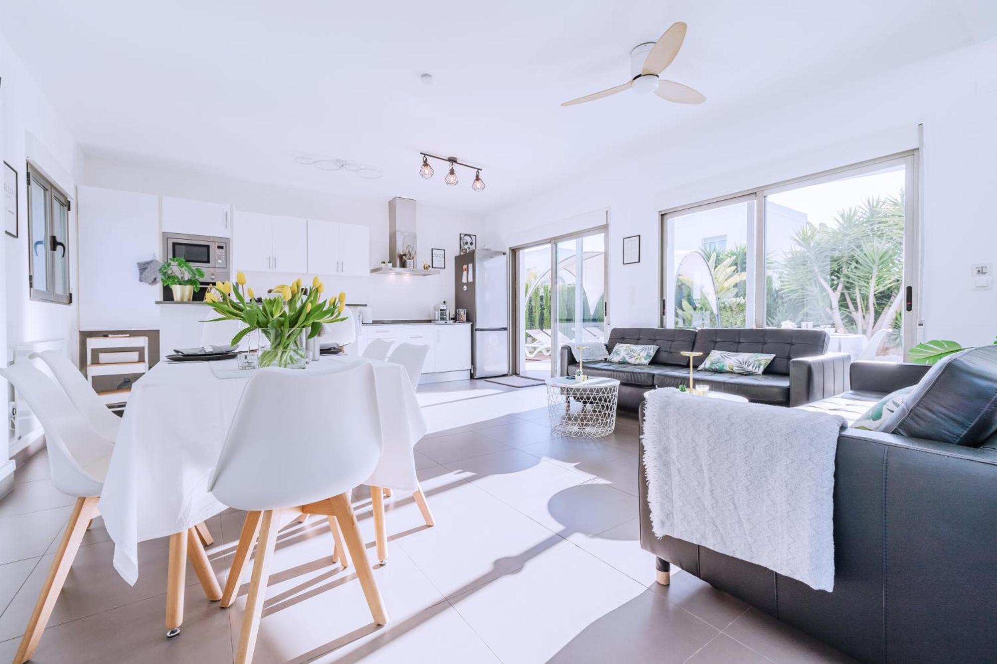 Casa Coco Stylisches Beachhouse Mit Pool & Sundeck Els Poblets Denia Bagian luar foto